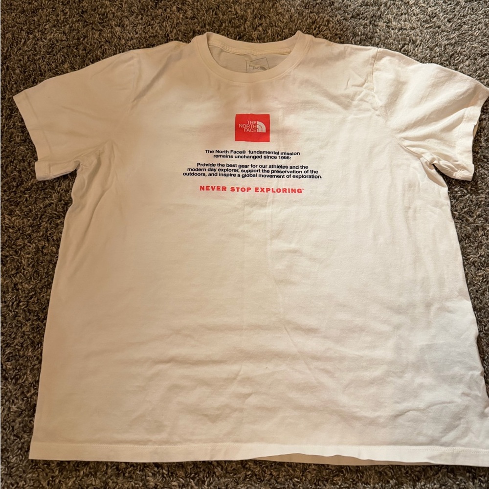 The North Face White Graphic Tee